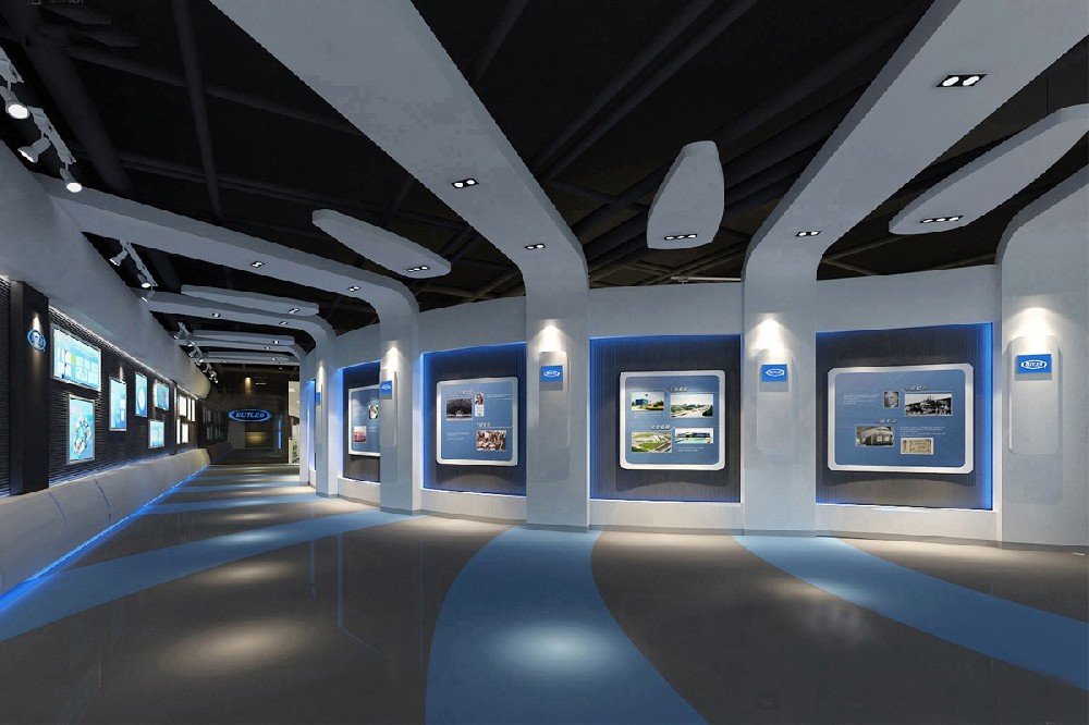 巴特勒钢结构企业展厅设计